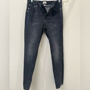J. Crew Black Stone Wash Toothpick Jean